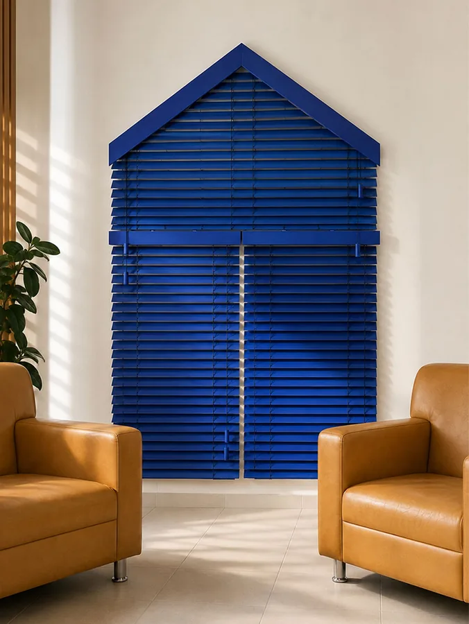 Деревянные жалюзи Blandart в проекте Blue House